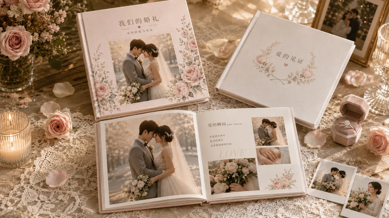 婚礼纪念图册主视觉